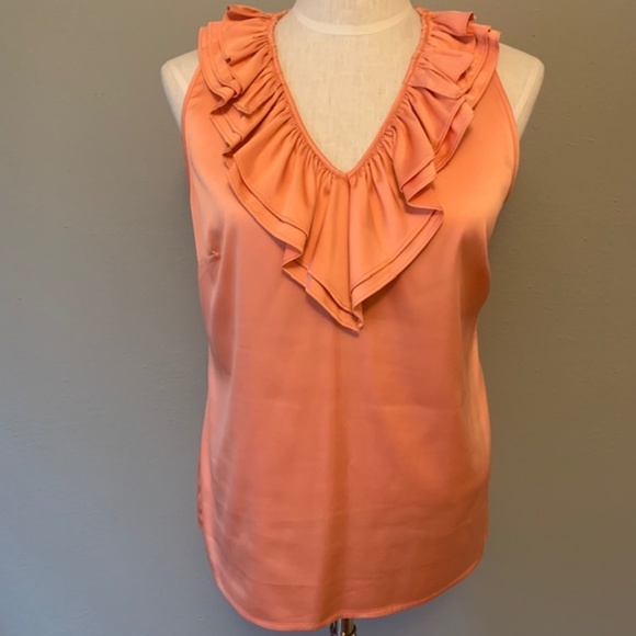 The Limited Tops - The Limited Peach Colored Sleeveless Top Size M